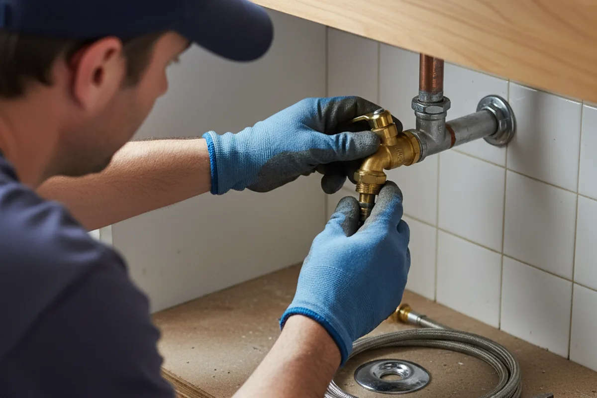 Shutoff valve and fitting work during Repiping in Bear